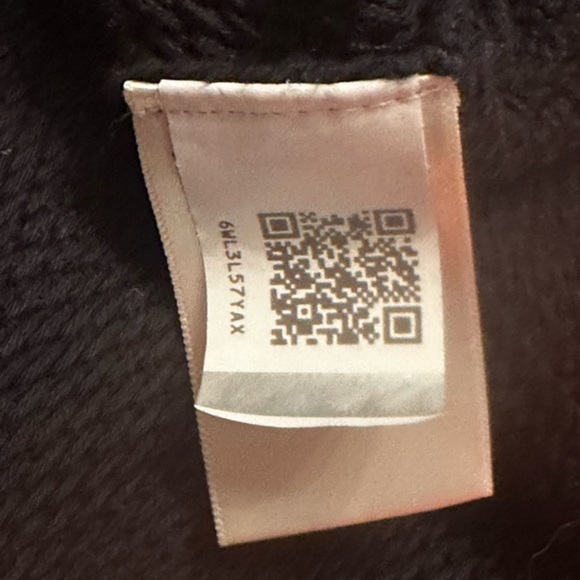 UGG Anjeline Pullover Herringbone Knit Cape Poncho Black XS/S - Picture 11 of 11